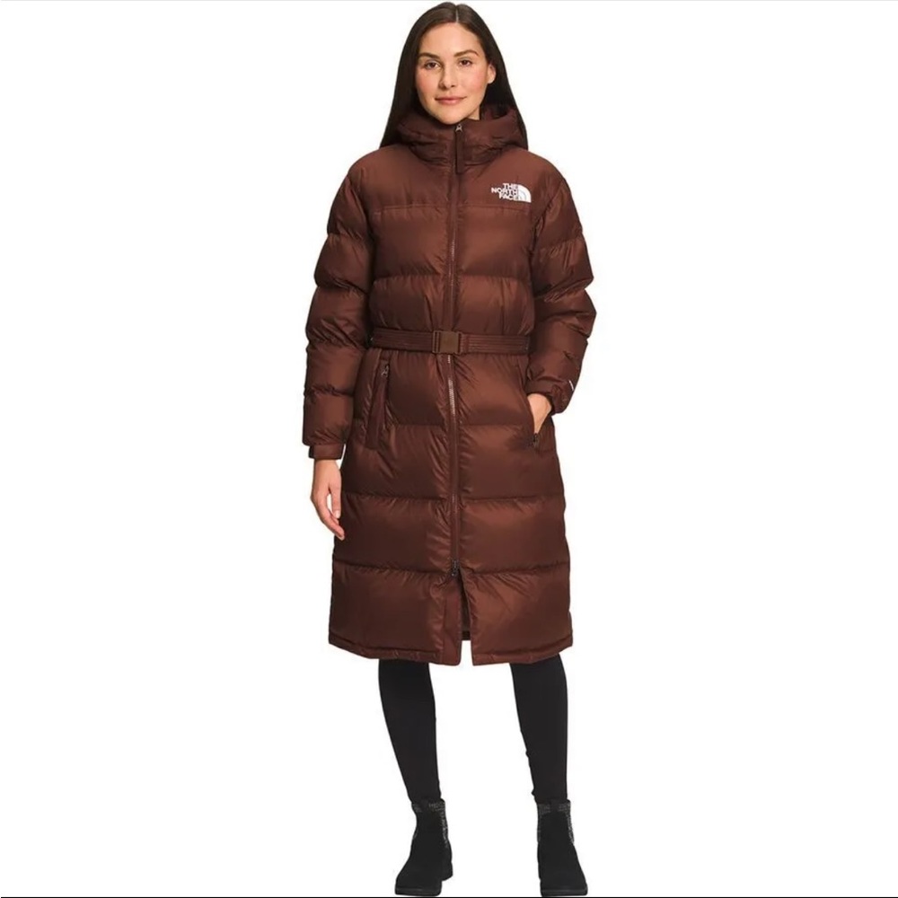 North face long puffer